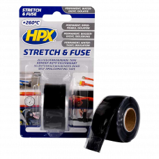 Лента силиконовая HPX Stretch&Fuse 25мм 3м черный