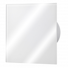 Решетка для вентилятора стеклянный белый глянцевый 170х170мм Orno