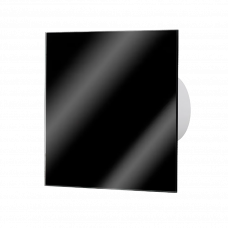 Решетка для вентилятора стеклянный черный глянцевый 170х170мм Orno