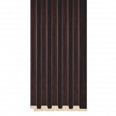Панель декоративная гофрированная дюрополимер 12х120х2900мм AP006-5 мокко 