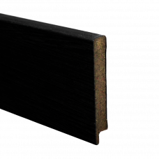 Плинтус напольный MDF 1680 черный матовый 2800x16x80мм