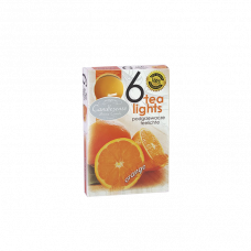 Свечи ароматизированные Апельсин 3.8х1.3см набор 6шт. 