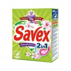 Detergent manual Savex 2in1 Emerald Blossom 400g