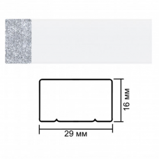 Молдинг настенный дюрополимер 16х29мм 2.80м 174-115 белый