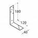 Уголок KB3 180х120х40х5мм