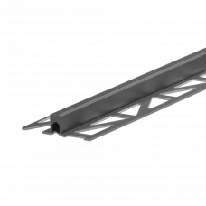 Расширительный профиль для плитки ПВХ 106 темно-серый 2500х12мм