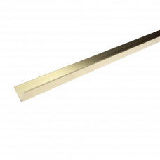 Уголок алюминиевый 30x30мм 2.5м A30 золотистый глянцевый 