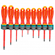 Отвертки диэлектрические набор 9шт. Total THTIS596