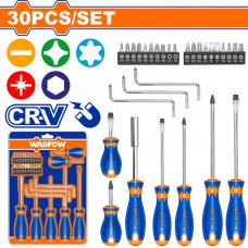 Набор отвертка с насадками 30шт. Wadfow WSS1430