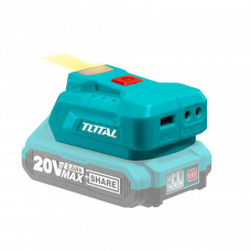 Адаптер-преобразователь USB для аккумуляторных батарей 20В Total TUCLI2022