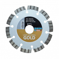 Disc diamantat segmentat 125mm Gold Laser 