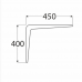 Element de sustinere WS450 400x450mm alb