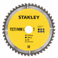 Диск пильный 210х30.0мм T48 Stanley STA13045