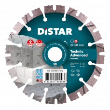 Диск алмазный сегментный Distar Technic Advanced 1A1RSSC3-H 150х22.23мм