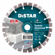 Диск алмазный сегментный Distar Technic Advanced 1A1RSSC3-H 180х22.23мм