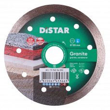 Диск алмазный сплошной 125х1.4х22.23мм Distar Granite