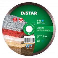 Диск алмазный сплошной 200х1.6х25.4мм Distar Granite