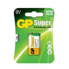 Батарейки  GP SUPER 9V Alkaline 1 шт.