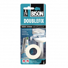 Двусторонняя лента Bison DubleFix 19мм 1.5м