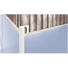 Profil exterior pentru gresie si faianta gri 2500x10mm