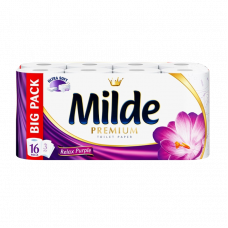 Туалетная бумага Milde Relax трехслойная 16 рулонов 