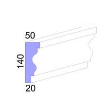 Багет декоративный для фасада IG/M-13 2м