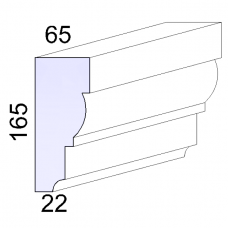 Багет декоративный для фасада SG/M-05 2м