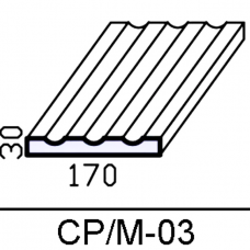 Багет декоративный для фасада CP/M-03 2м