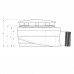 Сифон для ванны 90мм ESLIMCR90