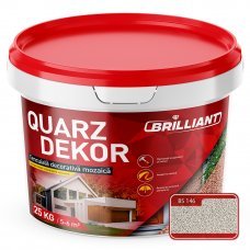 Tencuiala decorativa mozaica Brilliant Quarz Decor BS146 25kg