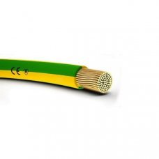 Кабель электрический H07V-K желтый/зеленый 1х1.5мм<sup>2</sup>