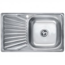 Chiuveta inox 48x74cm Satin de dreapta