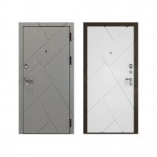 Дверь металлическая FLAT STOUT 17 правая 205x96х9.6см