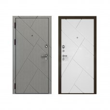 Дверь металлическая FLAT STOUT 17 левая 205x96х9.6см