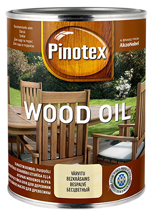 Масло Pinotex Wood Oil Бесцветное 1л