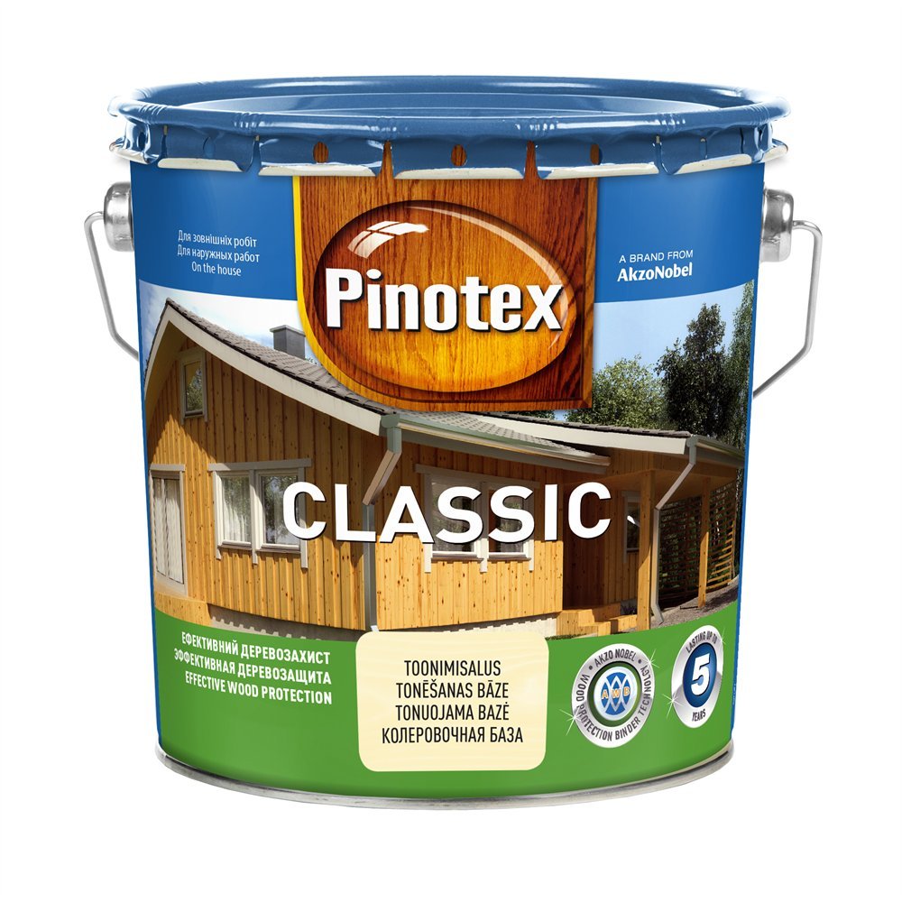 Pinotex classic plus скандинавский серый фото